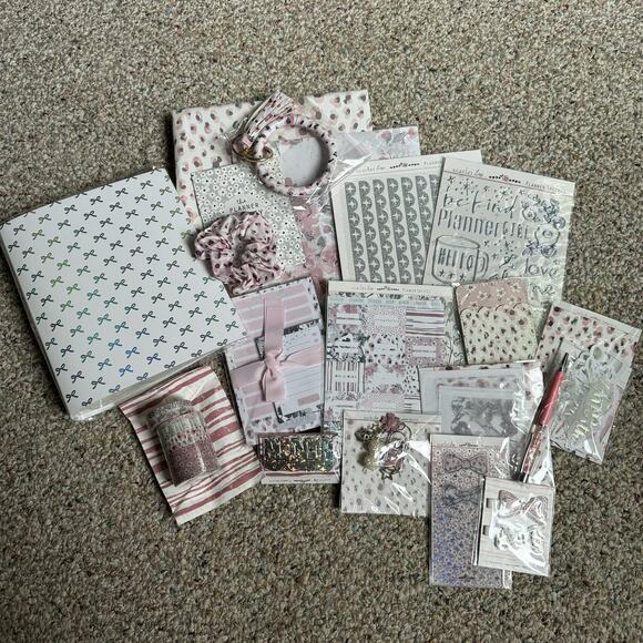 Scarlet Lime The Planner Society Other - The Planner Society March 2020 Paper Kit NEW Floral Junk Journal Planners